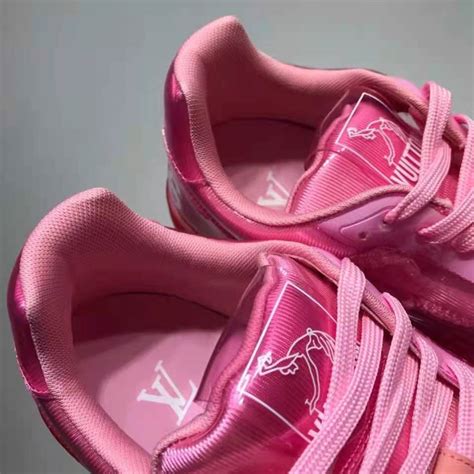 pink lv trainers|lv trainer sneaker pink.